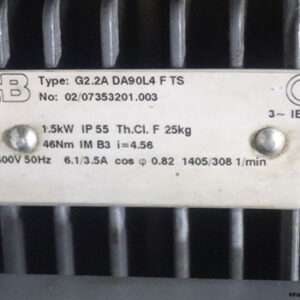 keb-G2.2A-DA90L4-FTS-gearmotor-used-2