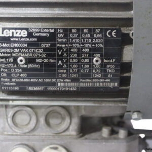 lenze-GKR03-2M-VAK-071C32-gearmotor-used-2