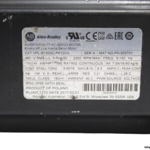 allen-bradley-VPL-B1303C-PK12AA-ac-servo-motor-used-3