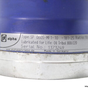 alpha-SP-060S-MF1-10-1B1-2S-planetary-gearbox-used-2