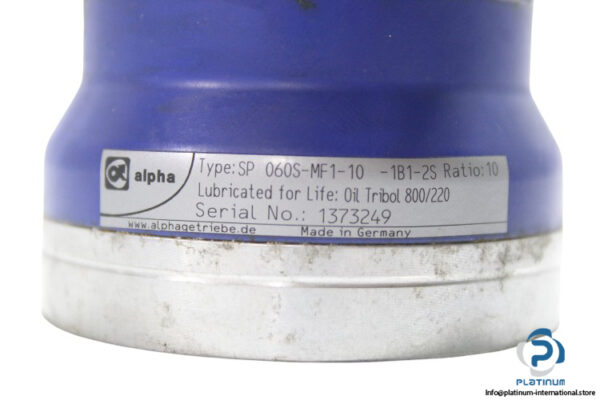 alpha-SP-060S-MF1-10-1B1-2S-planetary-gearbox-used-2