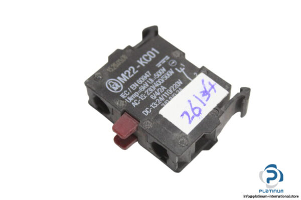 moeller-M22-KC01-contact-module-(used)
