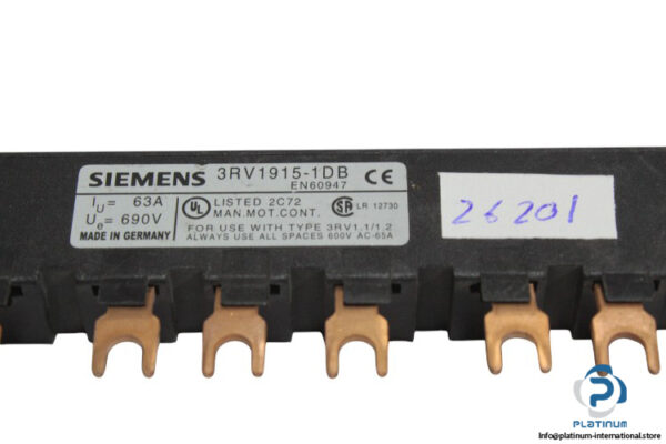 siemens-3RV1915-1DB-busbar-modular-spacing-(used)-2
