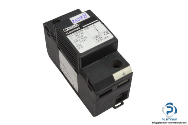 phoenix-contact-FLT-100-N_PE-CTRL-1.5-lightning-current-arrester-(used)