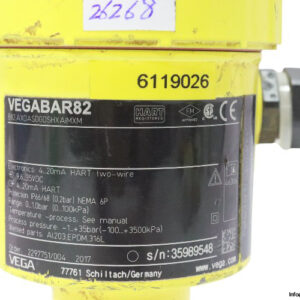 vega-VEGABAR-82-pressure-transmitter-(used)-4