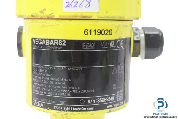 vega-VEGABAR-82-pressure-transmitter-(used)-4