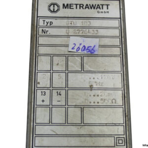 metrawatt-GTU-103-measuring-transducer-(used)-1