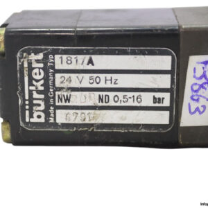 burkert-181_A-solenoid-valve-(Used)-1