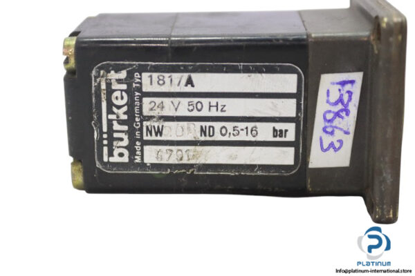 burkert-181_A-solenoid-valve-(Used)-1