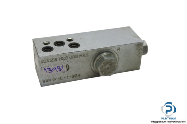 hawe-SWR1F-L-1-G24-directional-spool-valve-(Used)