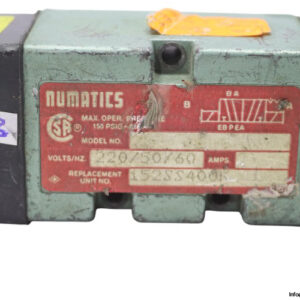Numatics-220-50-60-double-solenoid-valve(used)-1