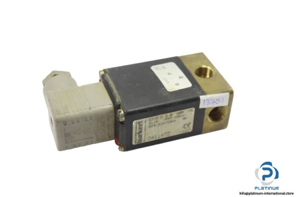 burkert-041147Z-solenoid-valve-(used)