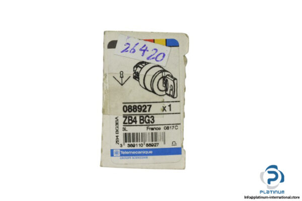 telemecanique-ZB4-BG3-key-switch-selector-head-(new)-2