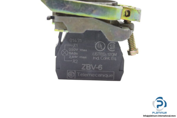 telemecanique-ZB4-BV6-light-block-with-body-fixing-collar-(new)-2