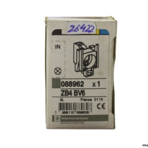 telemecanique-ZB4-BV6-light-block-with-body-fixing-collar-(new)-4