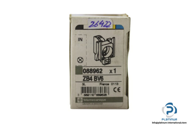 telemecanique-ZB4-BV6-light-block-with-body-fixing-collar-(new)-4