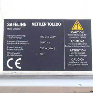 mettler-toledo-SAFELINE-50H-metal-detector-system-(used)-8