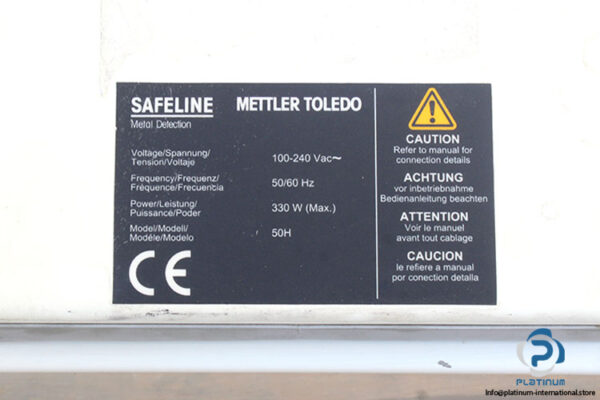 mettler-toledo-SAFELINE-50H-metal-detector-system-(used)-8