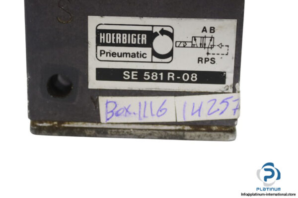 hoerbiger-pneumatic-SE-581-R-08-single-solenoid-valve-(Used)-4