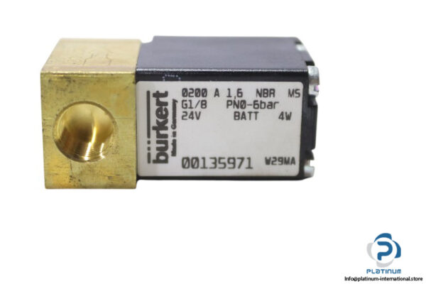 burkert-0200-A-1.6-NBR-M5-solenoid-valve-(New)-2