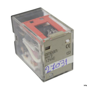 omron-MY2-12-vac-miniature-power-relay-(used)