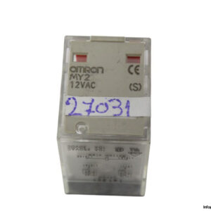 omron-MY2-12-vac-miniature-power-relay-(used)-1
