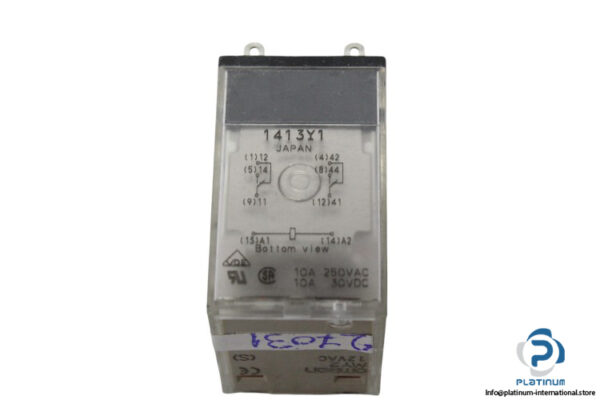 omron-MY2-12-vac-miniature-power-relay-(used)-2