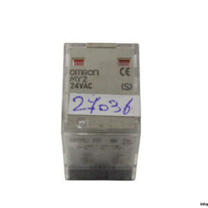 omron-MY2-24-vac-general-purpose-relay-(used)-1