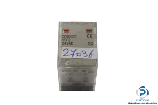 omron-MY2-24-vac-general-purpose-relay-(used)-1