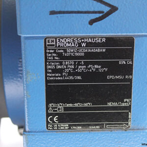 endress_hauser-50W1Z-UC0A1AA0ABAW-electromagnetic-flow-meter-used-2