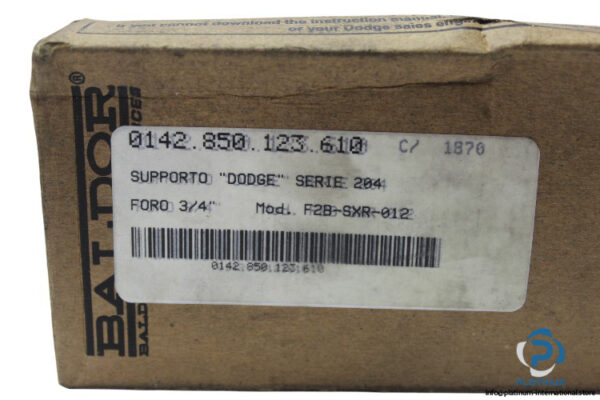 dodge-F2BSXR012-two-bolt-flange-bearing-new-carton-2