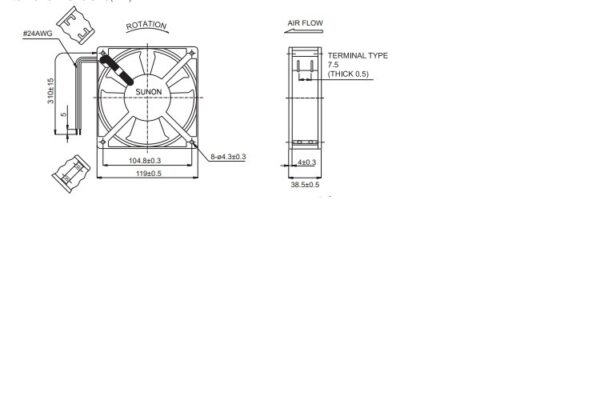 sunon-DP200A-axial-fan-used-gn-2