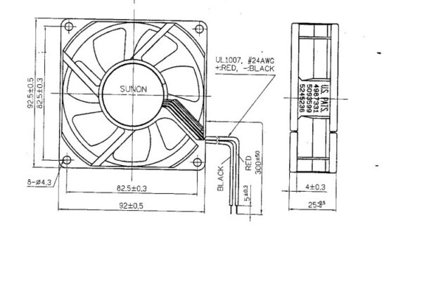 sunon-KD1209PTB2-axial-fan-used-2