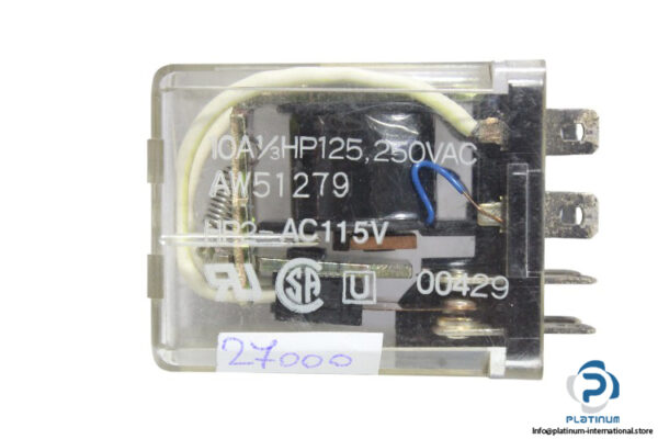 matsushita-HP2-AC115V-power-relay-(used)-3