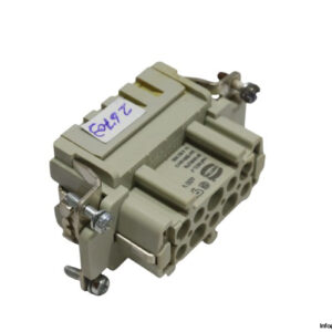 harting-HAN-10ES-F-connector-insert-(used)