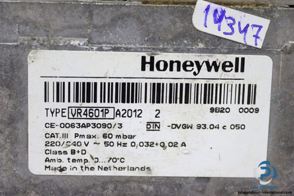 honeywell-VR4601P-gas-valve-(used)-2