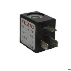 festo-MSFW-24-VAC-solenoid-coil-(used)