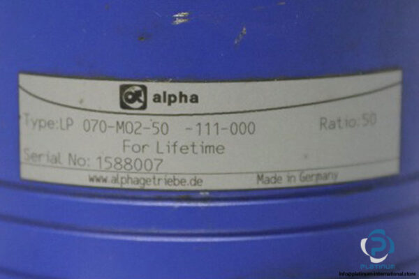 alpha-LP-070-M02-50-111-000-planetary-gear-box-used-2