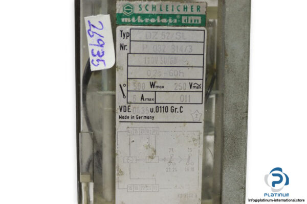 schleicher-DZ-52_SL-P-082-314_3-time-relay-(used)-2