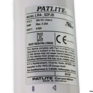 patlite-LR4-02PJB-signal-tower-(new)-2
