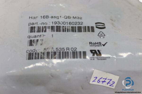 harting-HAN-16B-ASG1-QB-M32-housing-connector-(new)-1