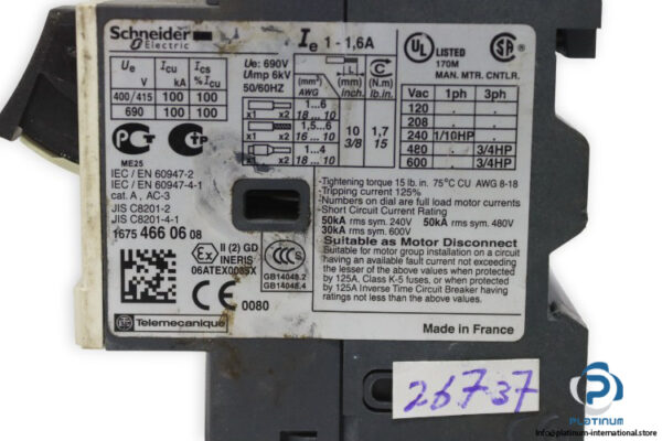 schneider-electric-GV2ME06-motor-circuit-breaker-(used)-2