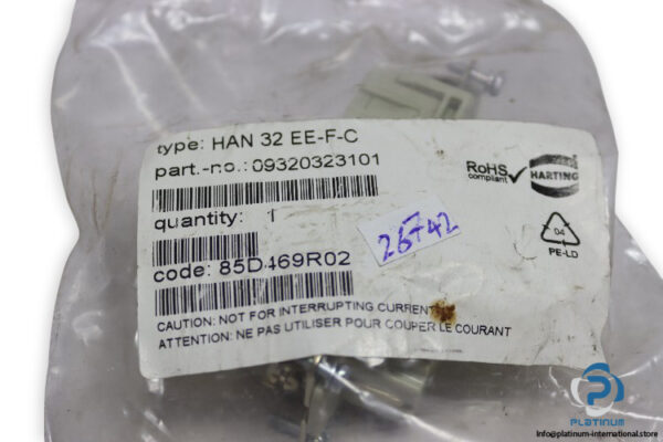 harting-HAN-32-EE-F-C-heavy-duty-connector-(new)-2