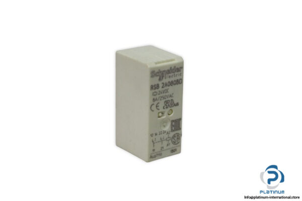 schneider-RSB2A080BD-interface-plug-in-relay-(used)