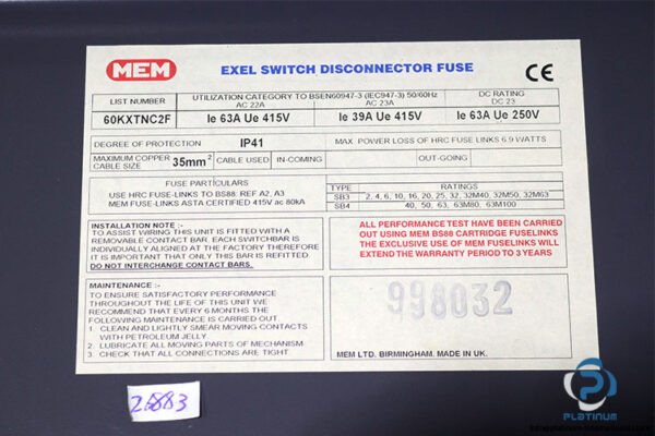 mem-60KXTNC2F-switch-disconnector-fuse-(new)-4