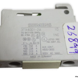 siemens-3TX4-001-2A-auxiliary-contact-block-(used)-1