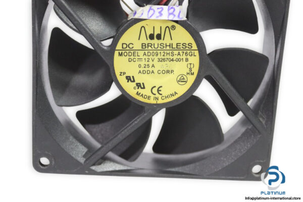 adda-AD0912HS-A76GL-axial-fan-used-1