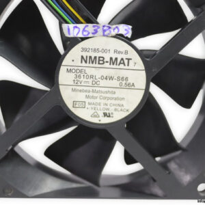 nmb-mat-3610RL-04W-S66-axial-fan-used-1