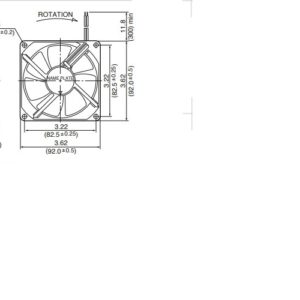 minebea-3610KL-04W-B49-axial-fan-used-2