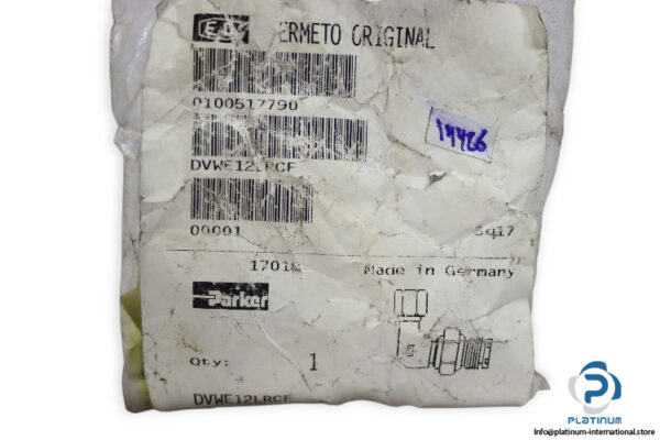 parker-DVWE12LRCF-hydraulic-din-fitting-used-1